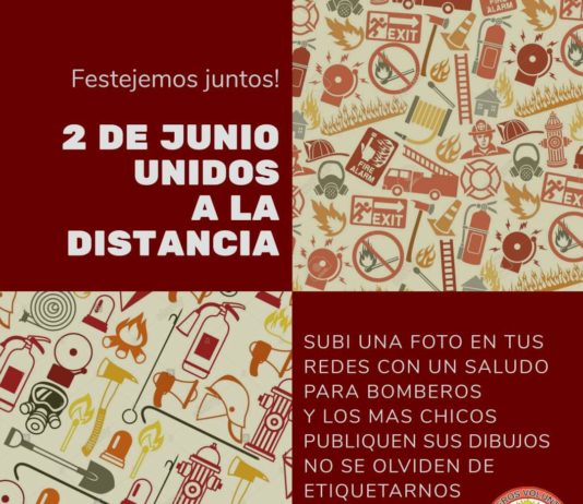 2 DE JUNIO: FESTEJEMOS JUNTOS EL DÍA DEL BOMBERO VOLUNTARIO