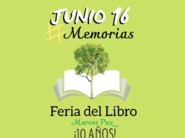SE CUMPLEN 10 AÑOS DESDE LA PRIMERA FERIA DEL LIBRO EN MARCOS PAZ
