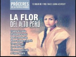 MUJERES EN LA HISTORIA DE NUESTRA PATRIA: JUANA AZURDUY