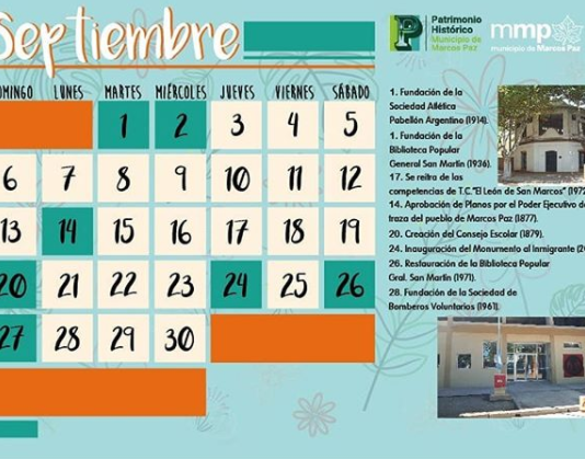 EFEMÉRIDES LOCALES DE SEPTIEMBRE