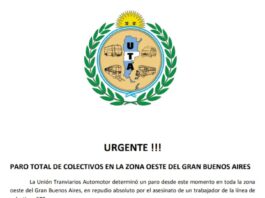 PARO TOTAL DE COLECTIVOS EN ZONA OESTE