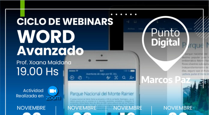 NUEVO CICLO WEBINAR DE WORD AVANZADO