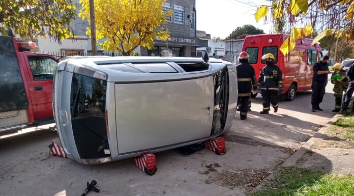 ACCIDENTE EN BALCARCE Y CARLOS PELLEGRINI