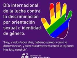DÍA INTERNACIONAL DE LA LUCHA CONTRA LA DISCRIMINACIÓN POR ORIENTACIÓN SEXUAL E IDENTIDAD DE GÉNERO
