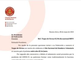DÍA NACIONAL DEL BOMBERO VOLUNTARIO: TOQUE DE SIRENA