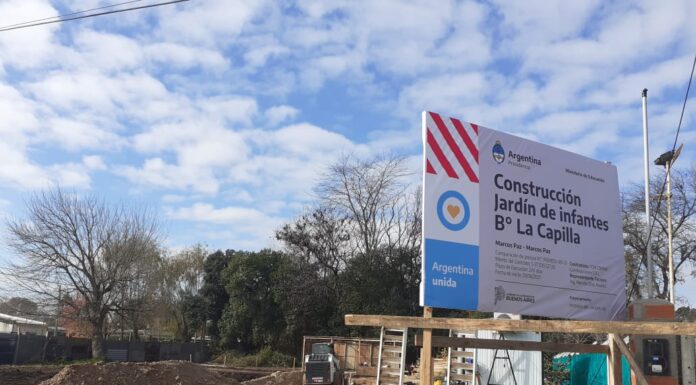 AVANZA LA OBRA DEL JARDÍN DE INFANTES DEL BARRIO LA CAPILLA