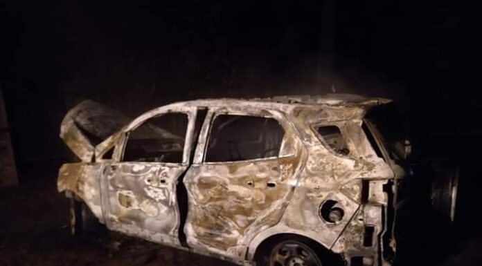 INCENDIO TOTAL DE UN VEHÍCULO