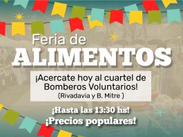FERIA DE ALIMENTOS FRENTE AL CUARTEL DE BOMBEROS VOLUNTARIOS