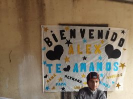 ALEX MINER RECIBIÓ EL ALTA DOMICILIARIA