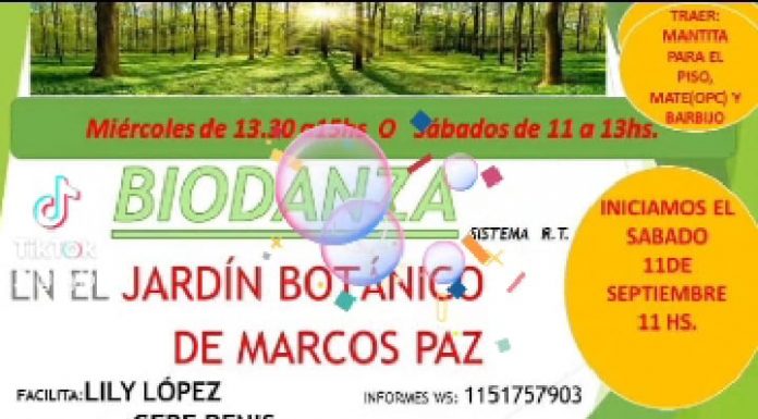 CLASE ABIERTA DE BIODANZA EN EL JARDÍN BOTÁNICO