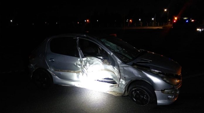CHOQUE ENTRE DOS AUTOS EN RUTA 3
