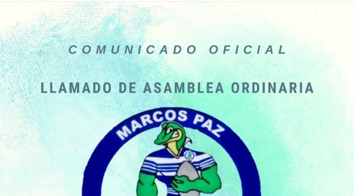 MARCOS PAZ RUGBY: LLAMADO DE ASAMBLEA ORDINARIA