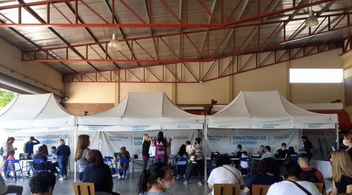 SE REALIZÓ UN GRAN OPERATIVO DNI EN EL CUARTEL DE BOMBEROS VOLUNTARIOS