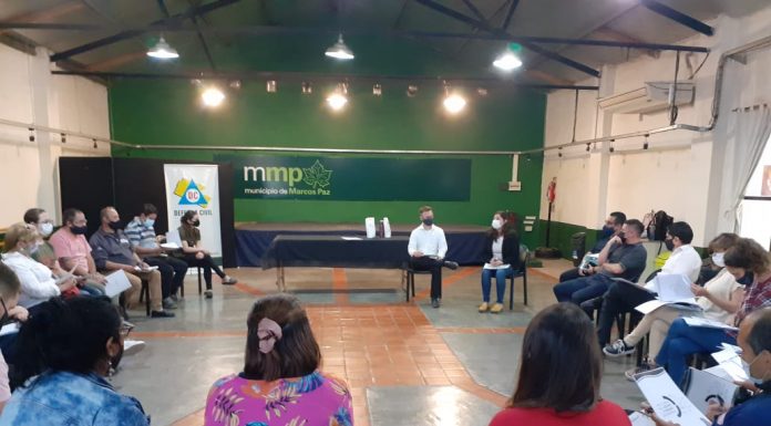 DEFENSA CIVIL Y SEGURIDAD PROVINCIAL ORGANIZARON UNA MESA DE TRABAJO Y GESTIÓN DE RIESGOS