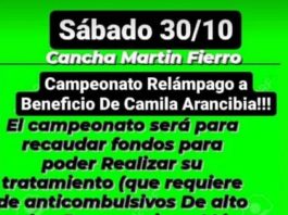 TORNEO RELÁMPAGO A BENEFICIO DE CAMILA