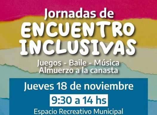 PRÓXIMAS ACTIVIDADES DE INCLUSIÓN