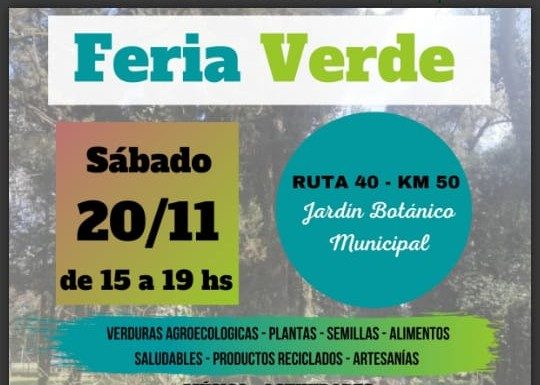 NUEVA EDICIÓN DE LA FERIA VERDE
