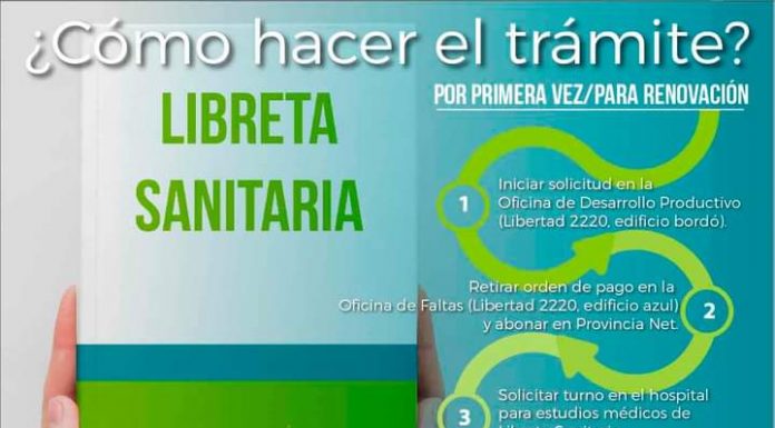 ¿CÓMO TRAMITAR LA LIBRETA SANITARIA?