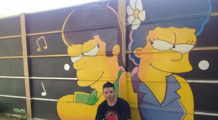 ENTREVISTAMOS A DAR GRAFF, MURALISTA QUE ILUSTRÓ A LOS SIMPSON EN CALLE SAN MARTÍN