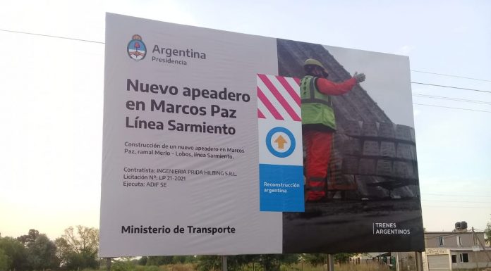 COMIENZA LA CONSTRUCCIÓN DEL APEADERO ENTRE LA LOMA Y BICENTENARIO