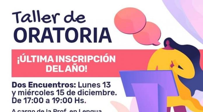 EL POLO UNIVERSITARIO OFRECE EL ÚLTIMO TALLER DE ORATORIA DEL AÑO