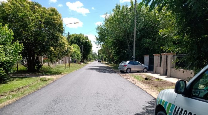SE FINALIZÓ LA OBRA DE ASFALTADO SOBRE CALLES SUIPACHA Y MORENO