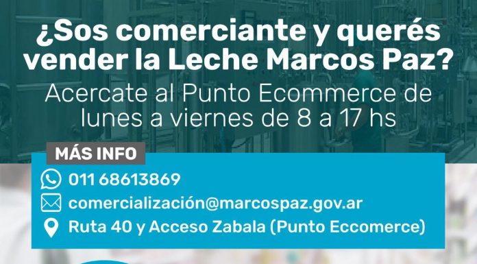 SI SOS COMERCIANTE, PODÉS VENDER LECHE MARCOS PAZ