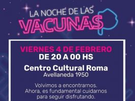 LA NOCHE DE LAS VACUNAS LLEGA A MARCOS PAZ