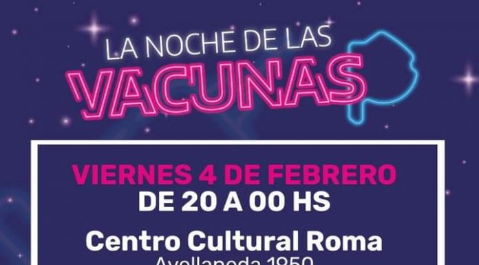 LA NOCHE DE LAS VACUNAS LLEGA A MARCOS PAZ