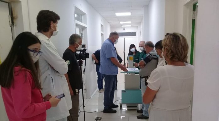 SE PRESENTÓ UN NUEVO EQUIPO DE RAYOS X EN EL HOSPITAL MUNICIPAL
