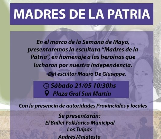 PRESENTACIÓN DE LA ESCULTURA “MADRES DE LA PATRIA” EN PLAZA SAN MARTÍN