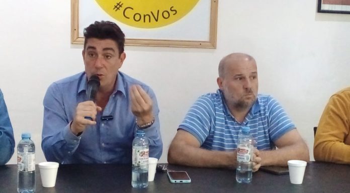 EL PRE-CANDIDATO A GOBERNADOR, JAVIER IGUACEL, DIO UNA CHARLA EN MARCOS PAZ