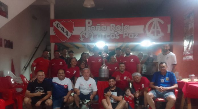 PEÑA ROJA MARCOS PAZ FESTEJA EL CIERRE DE AÑO CON UNA CENA
