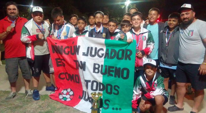 EL FÚTBOL INFANTIL DE ITALIANA VOLVIÓ DE NECOCHEA