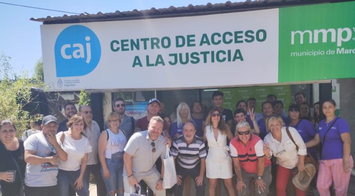 SE INAUGURÓ EL CENTRO DE ACCESO A LA JUSTICIA EN LOS AROMOS