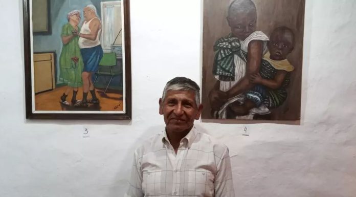 Gux expone su arte en la Casa de la Cultura