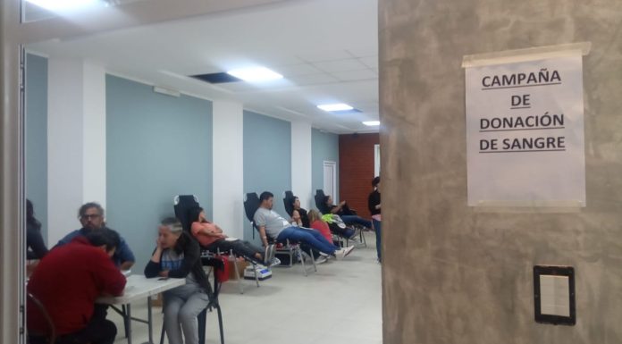 Campaña de donación de sangre en Bomberos Voluntarios