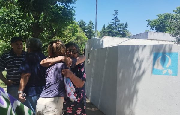 PINTADA DE PAÑUELO VANDALIZADO EN SECRETARÍA DE DDHH