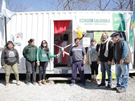 TRAS LA INAUGURACIÓN DE LA UMI, SE CORTARON LAS CINTAS DE LA NUEVA ESTACIÓN SALUDABLE DEL BARRIO EL TORCHIARO