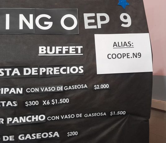 BINGO FAMILIAR EN LA EPN°9