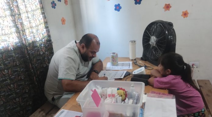 SE REALIZÓ UNA POSTA DE SALUD EN EL BARRIO BICENTENARIO