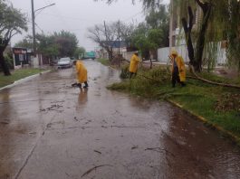 TEMPORAL EN MARCOS PAZ: EL COMITÉ DE EMERGENCIAS CONTINÚA TRABAJANDO