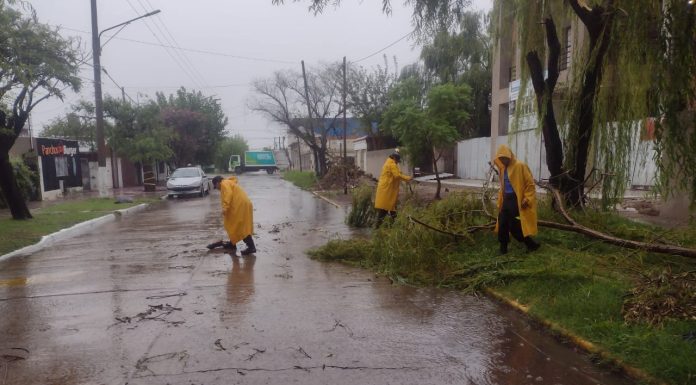 TEMPORAL EN MARCOS PAZ: EL COMITÉ DE EMERGENCIAS CONTINÚA TRABAJANDO