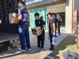 LA ESCUELA SAN MARCOS CARGA DONACIONES PARA BAHÍA BLANCA