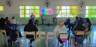 SE DICTÓ EL TALLER ‘MIRADAS DE CUIDADO’ DEL COF EN LA ESCUELA N°1