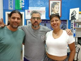 DESTROZO AL BUSTO DE EVA PERÓN EN VÍSPERAS A LA VOTACIÓN DE LA REFORMA LABORAL