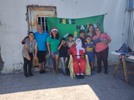 PAPÁ NOEL RECORRIÓ LA UMI DE DON ROLANDO