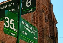 SE IMPUSO EL NOMBRE ‘PAPA FRANCISCO’ A LA CALLE 9 DE JULIO
