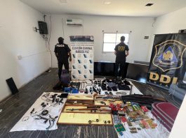 LA INVESTIGACIÓN DE ROBOS EN MARCOS PAZ CONCLUYÓ EN ALLANAMIENTO Y SECUESTRO DE ELEMENTOS ILÍCITOS