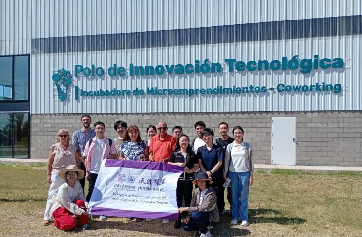 UNA DELEGACIÓN DE ESTUDIANTES CHINOS VISITÓ ESPACIOS DE INTERÉS DE LA CIUDAD